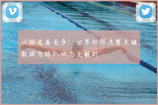 从排名看竞争：世界杯预选赛关键数据与球队状态全解析